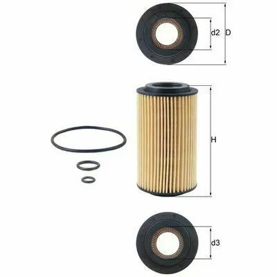 KNECHT OX 153D3 Filtro Olio Quantità Limitata