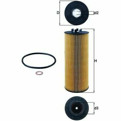KNECHT OX 164D Filtro Olio Compra Online