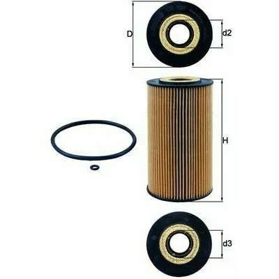 KNECHT OX 169D Filtro Olio Soddisfatti O Rimborsati