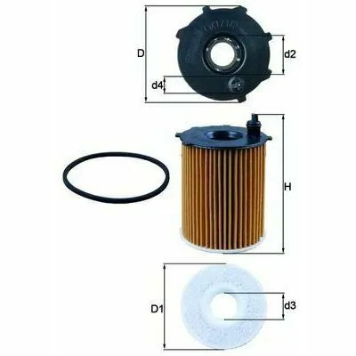KNECHT OX 171/2D Filtro Olio Occasione Imperdibile
