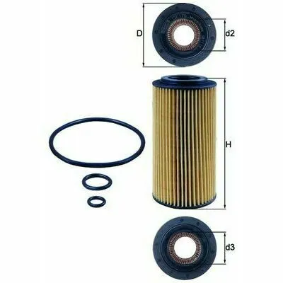 MAHLE OX 179D Filtro Olio A Buon Prezzo