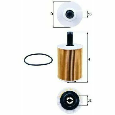 KNECHT OX 188D Filtro Olio Subito Disponibile