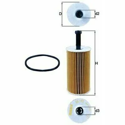 MAHLE OX 193D Filtro Olio Offerta Del Giorno