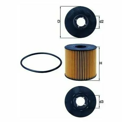 MAHLE OX 210D Filtro Olio Offerta Lampo