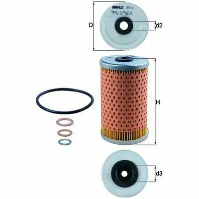 KNECHT OX 34D Filtro Olio Prezzo Conveniente