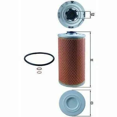 KNECHT OX 39D Filtro Olio Prezzo Conveniente