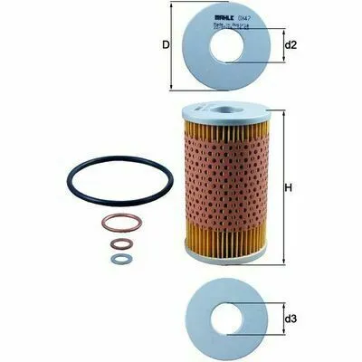 KNECHT OX 47D Filtro Olio Affare