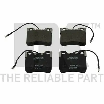 Consegna Rapida NK 221920 Kit Pastiglie Freno, Freno a Disco