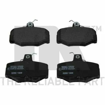 Prezzo Conveniente NK 222221 Kit Pastiglie Freno, Freno a Disco