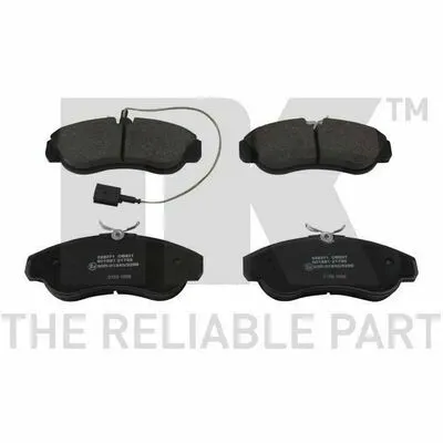 Economico NK 222371 Kit Pastiglie Freno, Freno a Disco