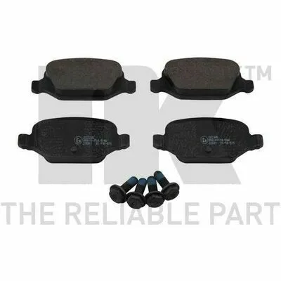 Reso Gratuito NK 222386 Kit Pastiglie Freno, Freno a Disco