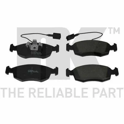 Popolare NK 222394 Kit Pastiglie Freno, Freno a Disco
