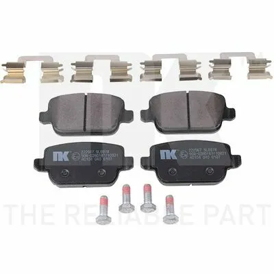 NK 222567 Kit Pastiglie Freno, Freno a Disco Occasione Imperdibile