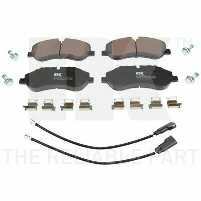 Popolare NK 222576 Kit Pastiglie Freno, Freno a Disco