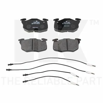 Esclusivo NK 223720 Kit Pastiglie Freno, Freno a Disco