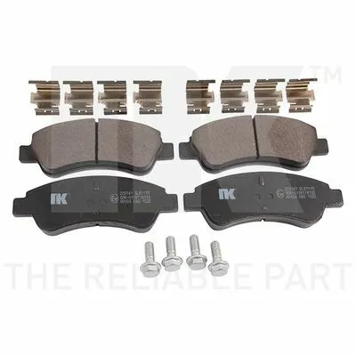Acquista Ora NK 223741 Kit Pastiglie Freno, Freno a Disco