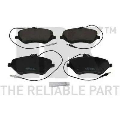 Soddisfatti O Rimborsati NK 223744 Kit Pastiglie Freno, Freno a Disco