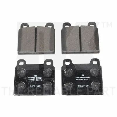 NK 224706 Kit Pastiglie Freno, Freno a Disco Saldi