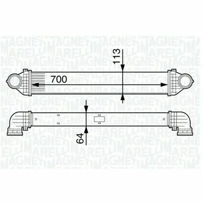 Ultime Pezzi MAGNETI MARELLI 430719081200 Ammortizatore Pneumatico, Cofano Bagagli /Vano Carico