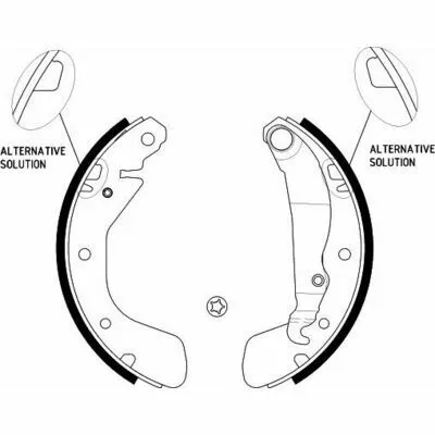 HELLA 8DB 355 001-291 Kit Ganasce Freno Offerta Lampo