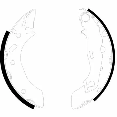 HELLA 8DB 355 001-731 Kit Ganasce Freno Direttamente Dal Produttore