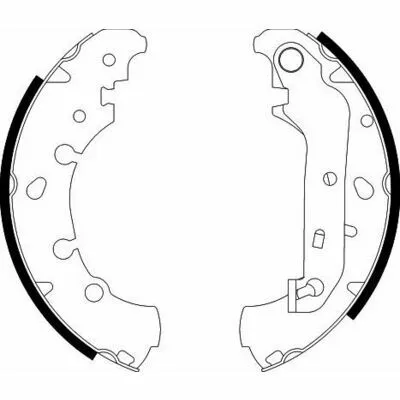 HELLA 8DB 355 002-411 Kit Ganasce Freno Più Venduto