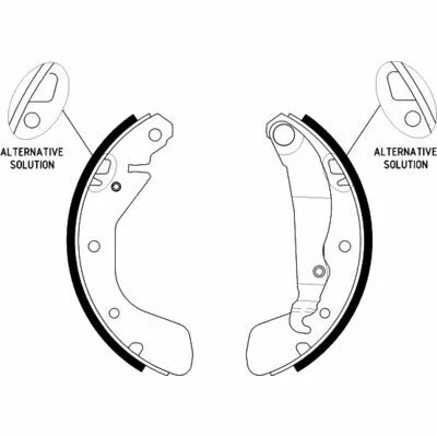 Novità HELLA 8DB 355 002-471 Kit Ganasce Freno