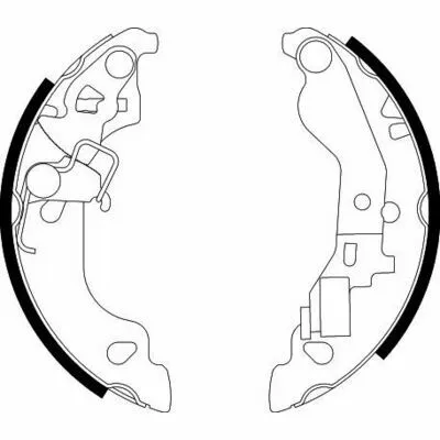 Direttamente Dal Produttore HELLA 8DB 355 002-571 Kit Ganasce Freno