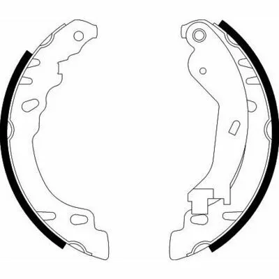 HELLA 8DB 355 002-901 Kit Ganasce Freno Ultima Occasione