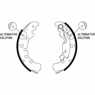 HELLA 8DB 355 002-961 Kit Ganasce Freno Quantità Limitata