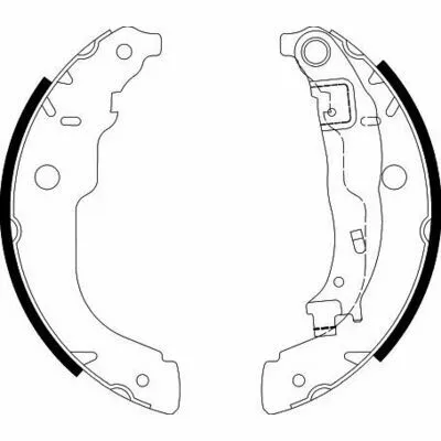 Prezzo Di Fabbrica HELLA 8DB 355 003-031 Kit Ganasce Freno