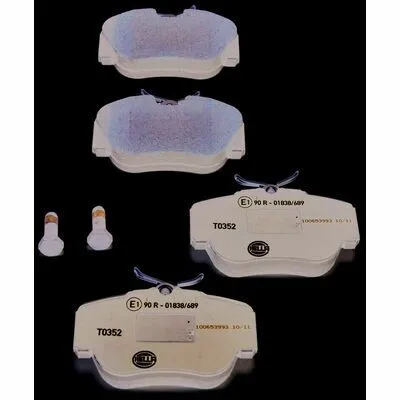 Prezzo Scontato HELLA 8DB 355 006-181 Kit Pastiglie Freno, Freno a Disco