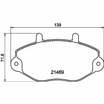 Quantità Limitata HELLA 8DB 355 006-401 Kit Pastiglie Freno, Freno a Disco