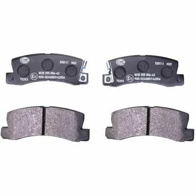 Occasione Imperdibile HELLA 8DB 355 006-431 Kit Pastiglie Freno, Freno a Disco