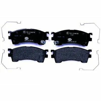 Promozione Esclusiva HELLA 8DB 355 006-621 Kit Pastiglie Freno, Freno a Disco
