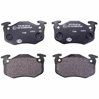 HELLA 8DB 355 007-661 Kit Pastiglie Freno, Freno a Disco Occasione