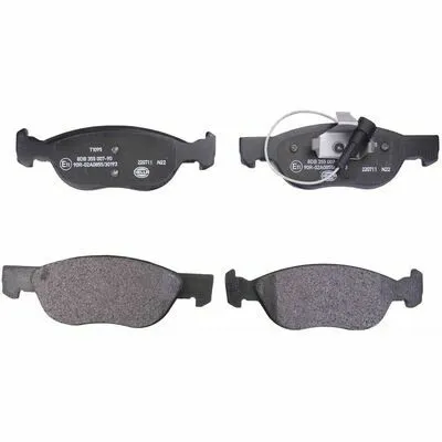 Economico HELLA 8DB 355 007-901 Kit Pastiglie Freno, Freno a Disco