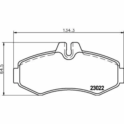 Spedito Oggi HELLA 8DB 355 008-631 Kit Pastiglie Freno, Freno a Disco