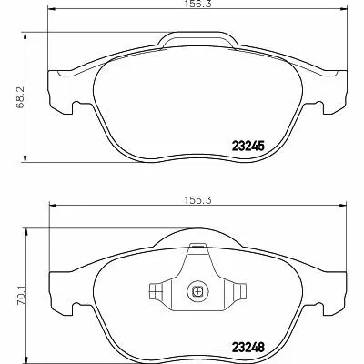 HELLA 8DB 355 009-111 Kit Pastiglie Freno, Freno a Disco Super Prezzo
