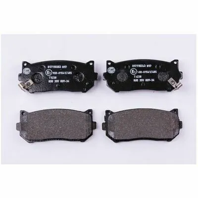 Spedito Oggi HELLA 8DB 355 009-341 Kit Pastiglie Freno, Freno a Disco