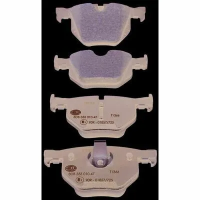 Prezzo Ridotto HELLA 8DB 355 010-471 Kit Pastiglie Freno, Freno a Disco