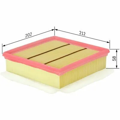 BOSCH F 026 400 049 Filtro Aria Nuova Collezione
