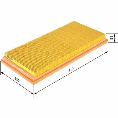 Sconto BOSCH F 026 400 053 Filtro Aria