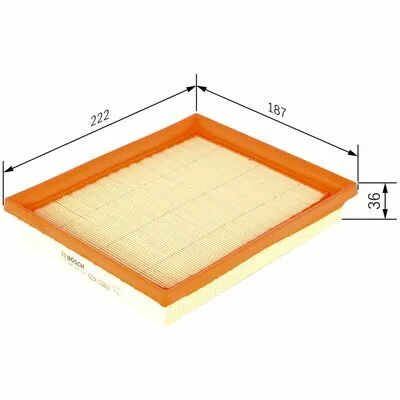 Prezzo Ridotto BOSCH F 026 400 153 Filtro Aria