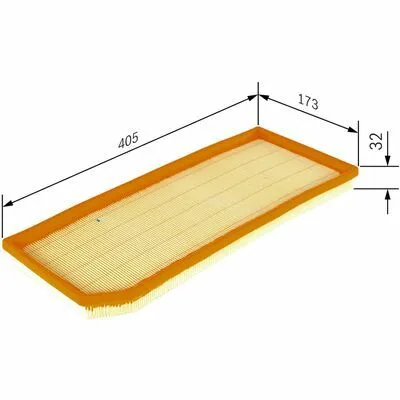 BOSCH F 026 400 178 Filtro Aria Più Venduto