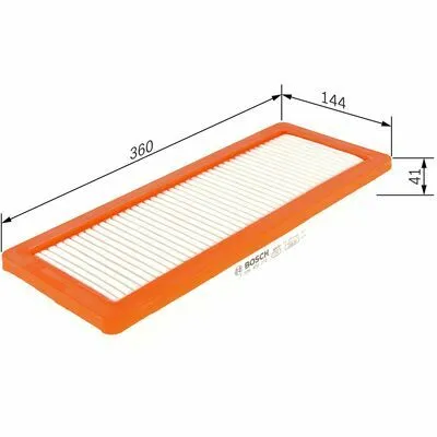 Prezzo Scontato BOSCH F 026 400 219 Filtro Aria