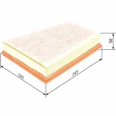 BOSCH F 026 400 250 Filtro Aria Affare