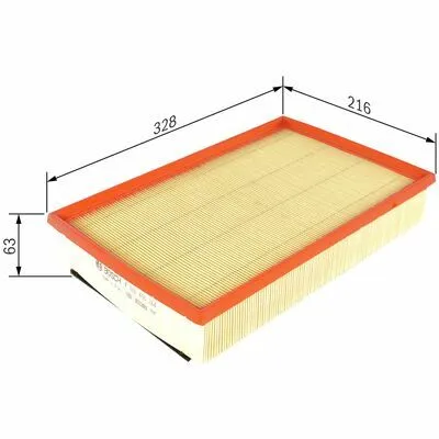 Must-Have BOSCH F 026 400 264 Filtro Aria