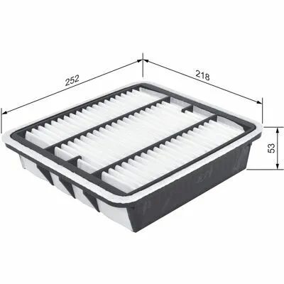 BOSCH F 026 400 306 Filtro Aria Scelto Dai Clienti