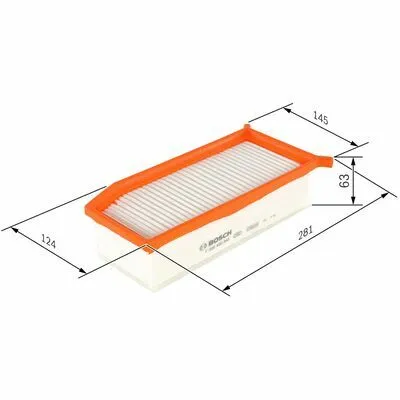 Ordina Subito BOSCH F 026 400 343 Filtro Aria